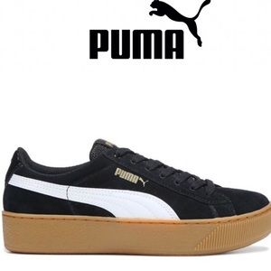PUMA Vikky platform sneaker gum sole SIZE 8